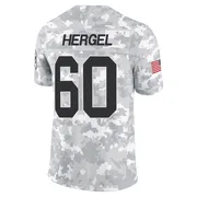 Arctic Camo Men's Kyle Hergel New Orleans Saints Limited 2024 Salute to Service Jersey