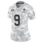 Arctic Camo Women's Drew Brees New Orleans Saints Limited 2024 Salute to Service Jersey