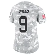 Arctic Camo Women's Drew Brees New Orleans Saints Limited 2024 Salute to Service Jersey