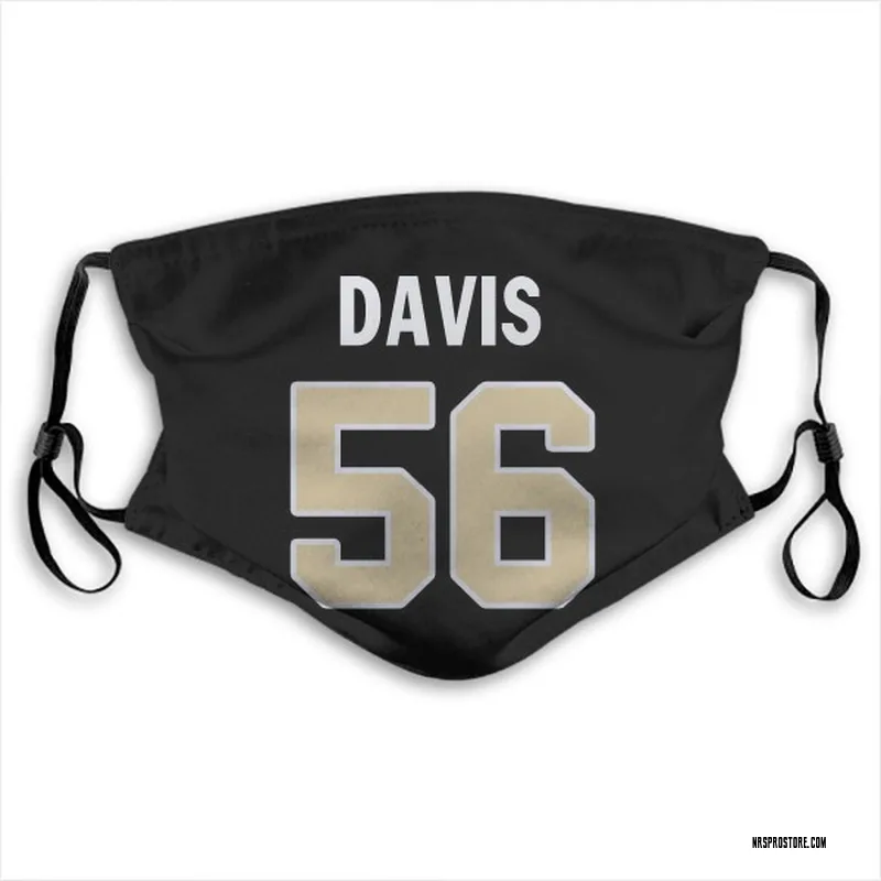 New Orleans Saints Demario Davis Black Vapor Untouchable Limited