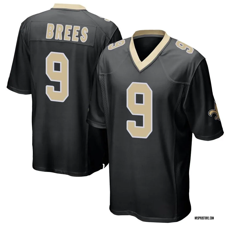 Drew Brees #9 NFL Fanimation Stitched Football New Orleans Saints Jersey  Small