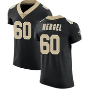 Black Men's Kyle Hergel New Orleans Saints Elite Team Color Vapor Untouchable Jersey