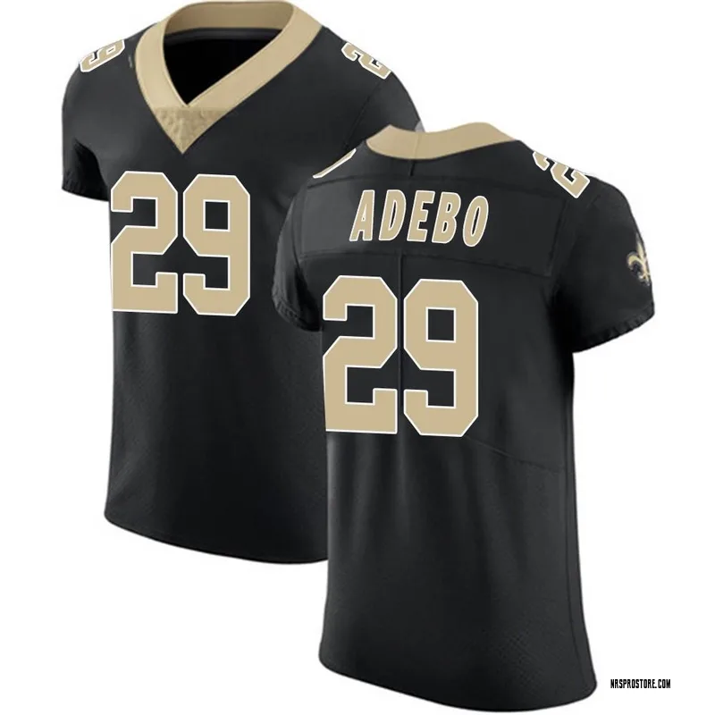 Black Men's Paulson Adebo New Orleans Saints Elite Team Color Vapor Untouchable Jersey