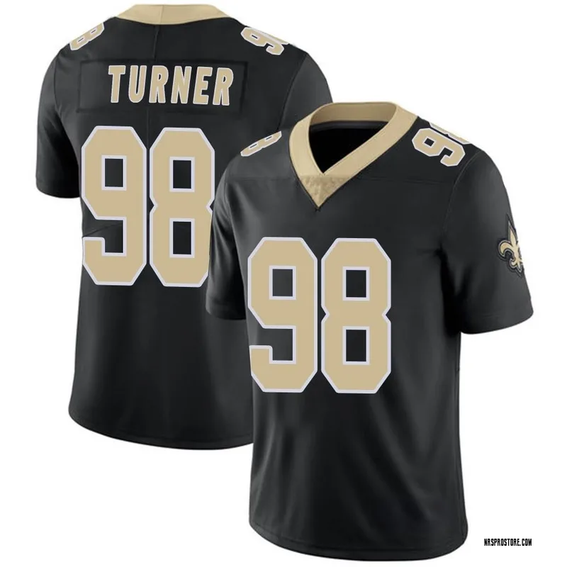 Payton Turner Men's Nike White New Orleans Saints 2018 Custom Game Jersey Size: Large