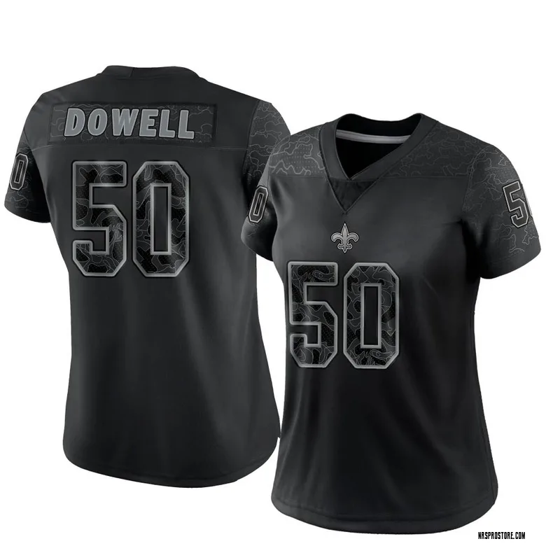 Andrew Dowell Men's Nike Black New Orleans Saints Custom Game Jersey Size: 3XL