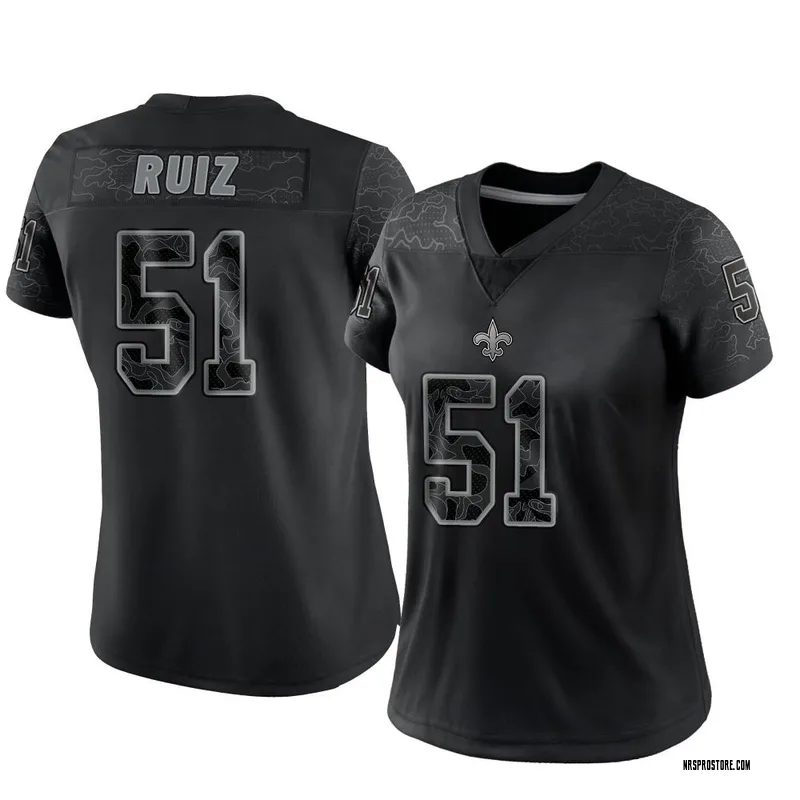 Cesar Ruiz Men's Nike White New Orleans Saints Vapor Untouchable Elite Custom Jersey