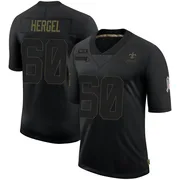 Black Youth Kyle Hergel New Orleans Saints Limited 2020 Salute To Service Jersey