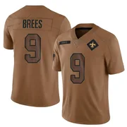 Brown Men's Drew Brees New Orleans Saints Limited 2023 Salute To Service Jersey