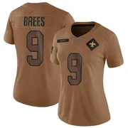 Brown Women's Drew Brees New Orleans Saints Limited 2023 Salute To Service Jersey