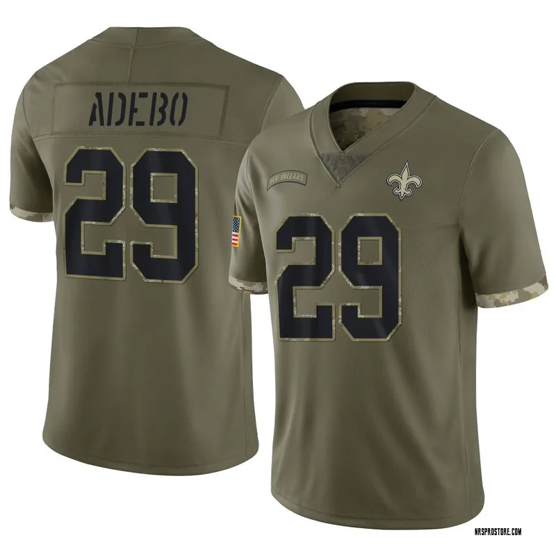 Saints Paulson Adebo 29 Vapor Limited White Jersey Men's - Bluefink