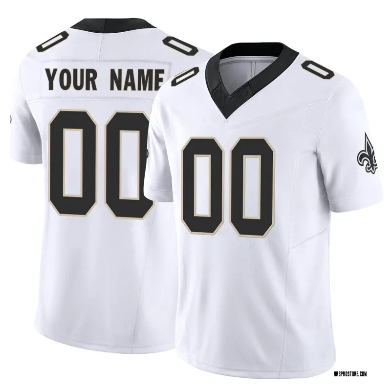 Jack Heflin Men's Nike Black New Orleans Saints Custom Game Jersey