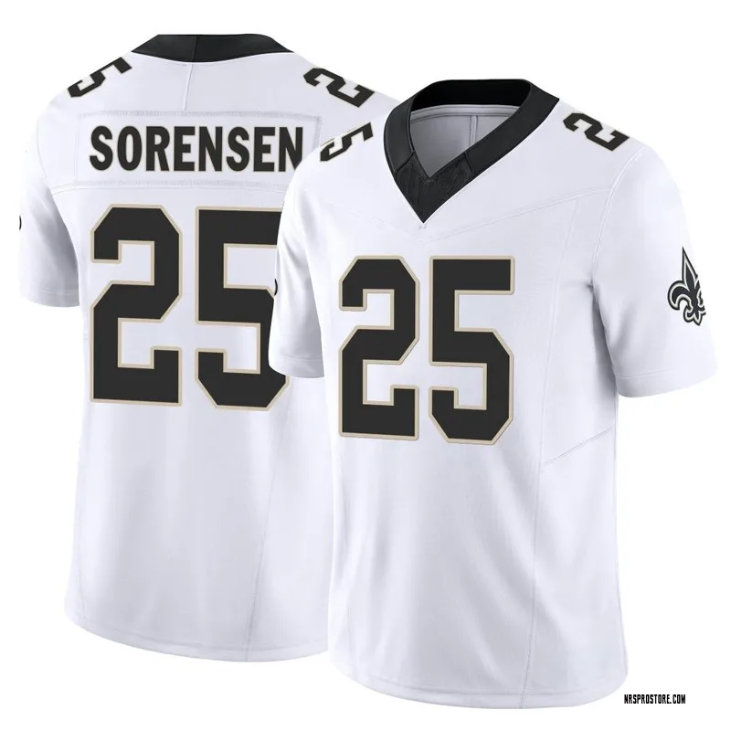 Men's Nike Daniel Sorensen Black New Orleans Saints Game Player Jersey