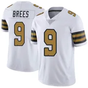 White Men's Drew Brees New Orleans Saints Limited Color Rush Jersey