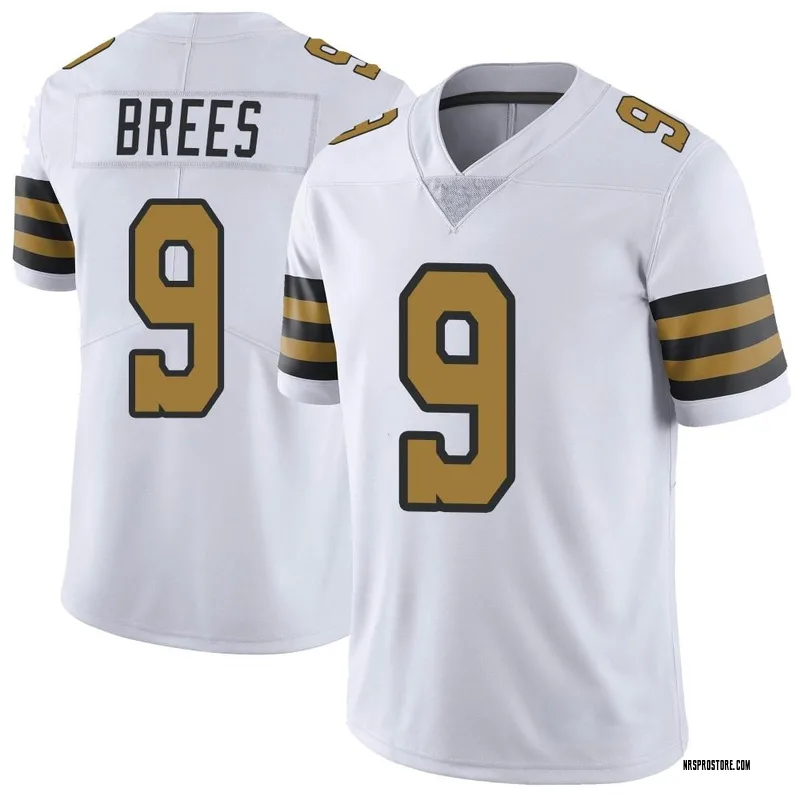 White Men's Drew Brees New Orleans Saints Limited Color Rush Jersey