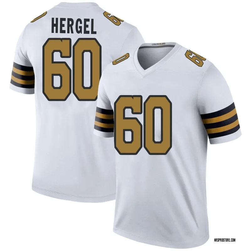 White Men's Kyle Hergel New Orleans Saints Legend Color Rush Jersey