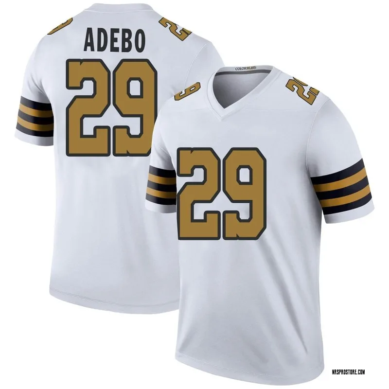 White Men's Paulson Adebo New Orleans Saints Legend Color Rush Jersey