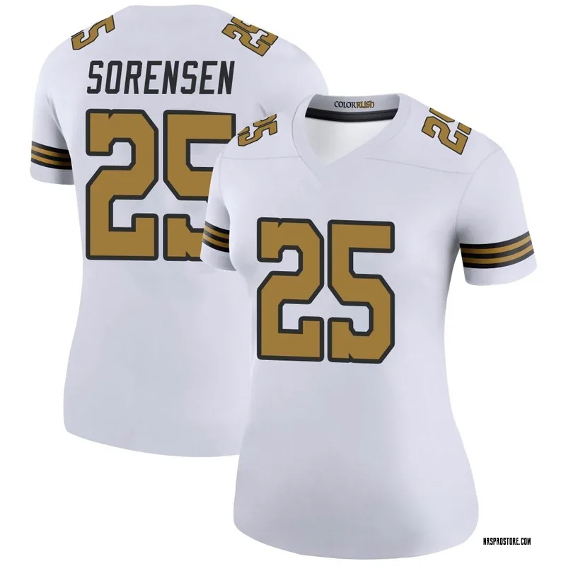 Limited Youth Daniel Sorensen Gold Jersey - #49 Football Kansas City Chiefs  Inverted Legend Size S(10-12)