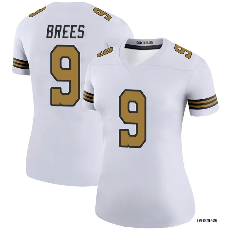 Men's Nike Drew Brees White New Orleans Saints Game Jersey