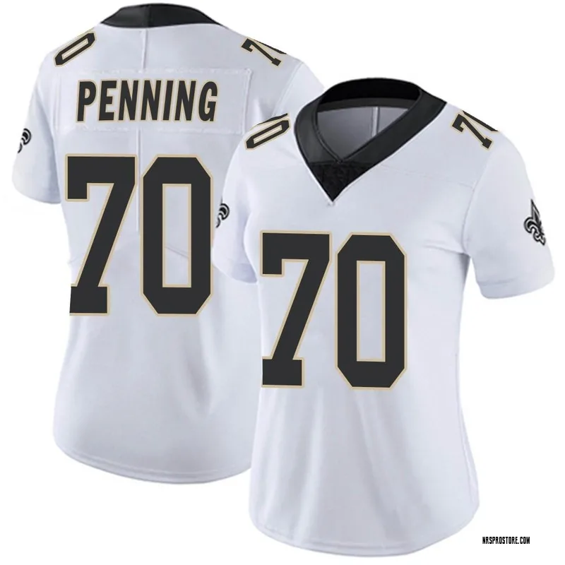 New Orleans Saints Nike Home Game Jersey - Black - Trevor Penning - Mens