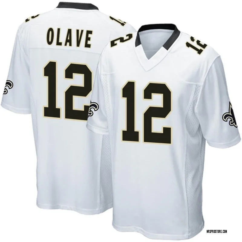 Men's New Orleans Saints #12 Chris Olave White Vapor Limited Stitched Jersey  on sale,for Cheap,wholesale from China