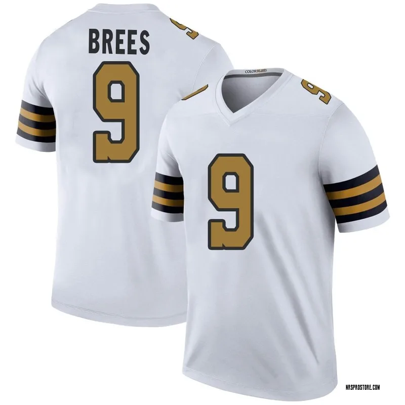 White Youth Drew Brees New Orleans Saints Legend Color Rush Jersey