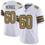 White Youth Kyle Hergel New Orleans Saints Limited Color Rush Jersey